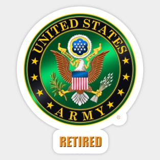U.S. Army Retired Sticker